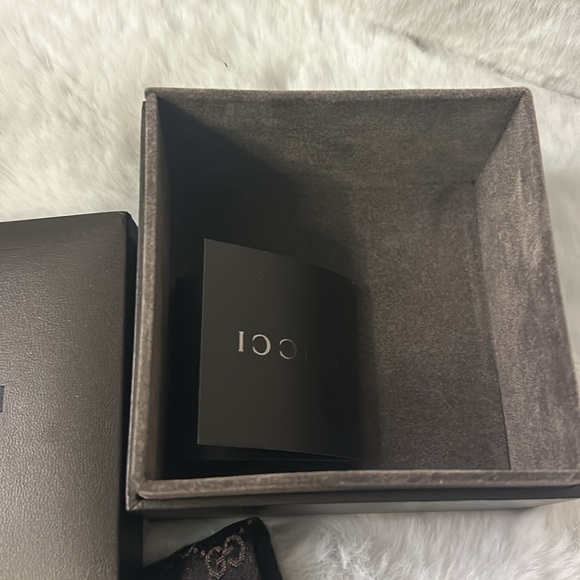 Gucci 925 silver and black leather bracelet with box and dust bag - Picture 13 of 16